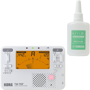 y[֏oוiz KORG RO TM-70F WH zCg `[i[gm[ N}`bN`[i[ Ǌy combo metronome tuner KOM3 Zbg N@kC  s