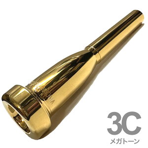 Vincent Bach BZg obN AEgbg 3C GP gybg }EXs[X Kg[ bL MegaTone trumpet mouthpiece Gold plated@kC  s