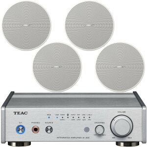 BOSE {[Y DM3CW 2yAA TEAC AI-303-S iVo[j V䖄^ 4Xs[J[Zbgy(DM3C PAIR WHT x2yA + AI-303-S x1)z