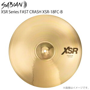 SABIAN �Z�C�r�A�� XSR Series FAST CRASH XSR-18FC-B 18�C���`�yXSR-18FC-B�z�y�N���[�i�[ �N���X �t 3��2�����_���[�J�[�݌ɂ��� �z �V���o�� �N���b�V��