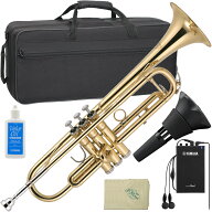 J Michael Jマイケル 3年保証 TR-200 トランペット ラッカー B♭ Trumpet gold サイレントブラスSB7J セ…