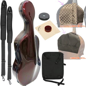 Carbon Mac J[{}bN CFC-3 WRD `F P[X Cbh n[hP[X 4/4 bN cello cases wine red Zbg G@kC    s