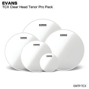 EVANS �G�o���X EMTP-TCX TCX Clear Head Tenor Pro Pack�yEMTP-TCX�z �h���� �w�b�h