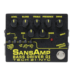 Tech21 �e�b�N21 SansAmp BASS DRIVER DI Ver.II �G�t�F�N�^�[ �T���Y�A���v �x�[�X�h���C�o�[ �x�[�X �v���A���v DI