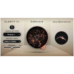 WAVES ウェイブス Clarity Vx DeReverb プラグインエフェクト DAW DTM【CLRTVXDR】【セール特価 】
