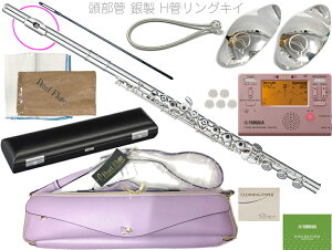 Pearl Flute パールフルート PF-665RBE H管 リングキィ フルート 頭部管 銀製 ドルチェ オフセット H足部管 Dolce flute PF665RBE セット F 北海道 沖縄 離島不可