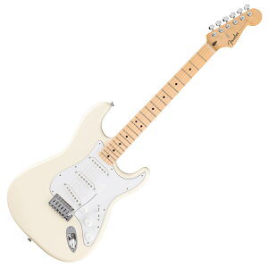 Fender tF_[ Standard Stratocaster Olympic White MN X^_[hEXggLX^[