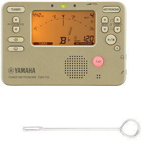 【メール便出荷品】 YAMAHA ヤマハ TDM-710GL ゴールド チューナーメトロノーム クロマチックチューナー 管楽器 セットR 以下対応不可 北海道 沖縄 離島 代引き 同梱