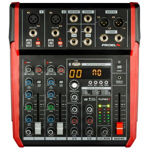 PROEL �v���G�� PLAYMIX6 �� 6ch �G�t�F�N�^�[�����@MP3�^�ā@Bluetooth���ځ@�R���p�N�g�~�L�T�[�y4��3�����_�A�݌ɂ��� �z PLAY MIX 6