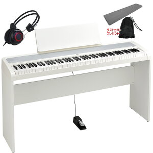 KORG �R���O B2+ WHITE ��p�X�^���h�Z�b�g �d�q�s�A�m �z���C�g�y�m��p�_�X�g�J�o�[�v���[���g�n�mID 114919�n �z