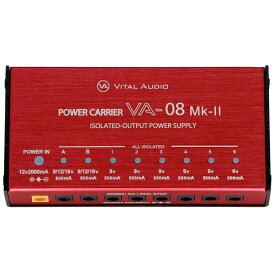 VITAL AUDIO バイタルオーディオ VA-08 Mk-II POWER CARRIER パワーサプライ DCケーブル・電源アダプター付属 正規輸入品