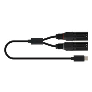 JEUME ジューム CYXM/2.0 ◆ USB TYPE-C オーディオ出力ケーブル 2m (USB CからXLR 3ピン オス L/Rへ)【CYXM 2.0】【10月24日時点、在庫あり 】