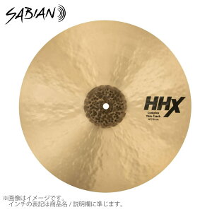 SABIAN �Z�C�r�A�� HHX COMPLEX THIN CRASH HHX-18CTC�yHHX-18CTC�z �V���o�� �N���b�V��