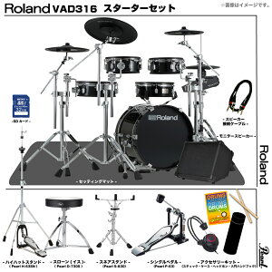 Roland [h VAD316 PearlVOy_ AvtZbg dqh Gh V-Drums Acoustic Design yVAD316zy݌ɗL z h Â K oh y DTM ty V31