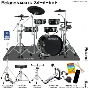 Roland ���[�����h VAD316 Pearl�V���O���y�_���Z�b�g �d�q�h���� �G���h�� V-Drums Acoustic Design �yVAD316�z�y�݌ɗL�� �������Z�b�g�t �z �h���� �Â� ���K �o���h �y�� DTM ���t�y V31