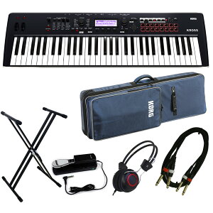 KORG �R���O KROSS2-61-DB ���C�u�Z�b�g ��p�P�[�X 61���� �V���Z�T�C�U�[ �o�b�e���[�쓮 �_�[�N�u���[