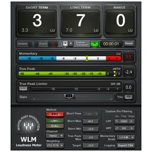 WAVES �E�F�C�u�X WLM Plus Loudness Meter �v���O�C���G�t�F�N�g DAW DTM�yWLMPLUSSG�z
