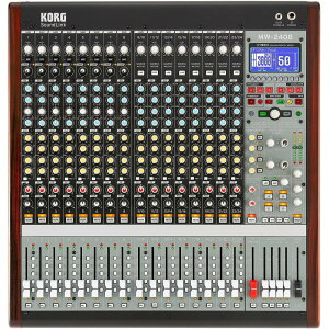KORG �R���O MW-2408 �� �n�C�u���b�h/�A�i���O�~�j�R���\�[�� �E�b�h�p�l�� 24ch�yMW 2408�z�y3��27�����_�A�݌ɂ��� �z