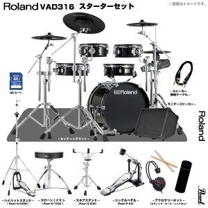 Roland ���[�����h VAD316 Pearl�V���O���y�_�� �A���v�t���Z�b�g �d�q�h���� �G���h�� V-Drums Acoustic Design �yVAD316�z�y�݌ɗL�� �z �h���� �Â� ���K �o���h �y�� DTM ���t�y V31