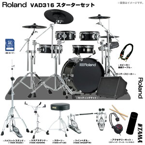 Roland ���[�����h VAD316 TAMA �c�C���y�_�� �A���v�t���Z�b�g �d�q�h���� �G���h�� V-Drums Acoustic Design �yVAD316�z�y�݌ɗL�� �z �h���� �Â� ���K �o���h �y�� DTM ���t�y V31