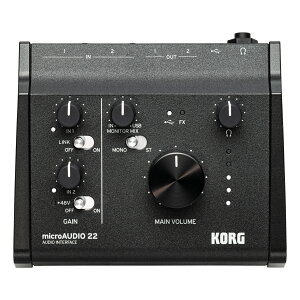 KORG �R���O microAUDIO 22 �I�[�f�B�I�C���^�[�t�F�C�X �z�M DAW DTM