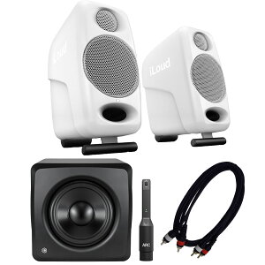 IK Multimedia �A�C�P�[�}���`���f�B�A iLoud Micro Monitor 2.1ch �Z�b�g WHITE ���j�^�[ �X�s�[�J�[ DTM DAW