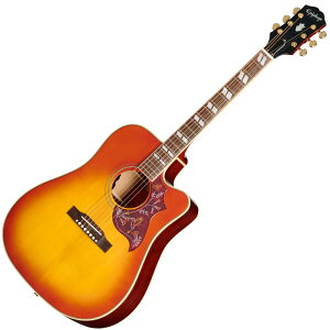 Epiphone �G�s�t�H�� Hummingbird Standard EC Cherry Sunburst �A�R�[�X�e�B�b�N�M�^�[ �n�~���O�o�[�h �G���A�R�d�l�y ���Z���� �z