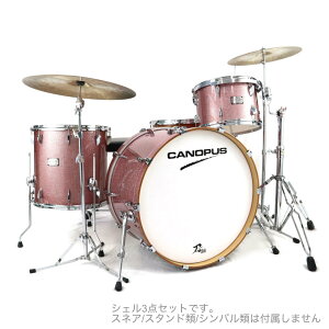 Canopus �J�m�E�v�X YAIBA II 24 KIT Rose Sparkle LQ �nII �X�l�A���� �h�����Z�b�g �V�F���Z�b�g�yYAIBA II�z �h���� �A�R�[�X�e�B�b�N�h����
