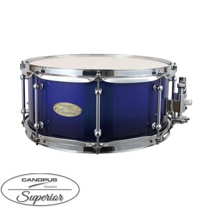 Canopus �J�m�E�v�X SM-1465 SP-NF Navy Fade LQ Session Superior Snare Drum�ySM-1465 SP-NF�z �X�l�A �h����