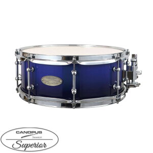 Canopus �J�m�E�v�X SM-1455 SP-NF Navy Fade LQ Session Superior Snare Drum�ySM-1455 SP-NF�z �X�l�A �h����