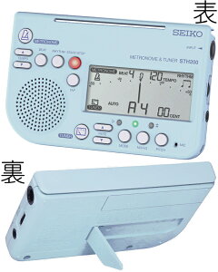 SEIKO �Z�C�R�[ STH200BL �u���[ ���g���m�[���`���[�i�[ metronome chromatic tuner �N���}�`�b�N�`���[�i�[ ���F blue STH-200�@�k�C�� ���� �����s��