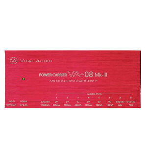 VITAL AUDIO �o�C�^���I�[�f�B�I POWER CARRIER VA-08 Mk-III �p���[�T�v���C �A�C�\���[�g DC�P�[�u�� �A�_�v�^�[�t�� ���K�A���i ��� ���C�u �y�� �X�^�W�I 8�|�[�g