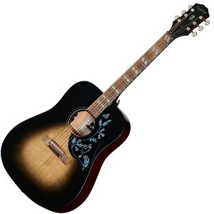 Epiphone �G�s�t�H�� Eric Church Hummingbird Dark Studio Cobra Burst �G���b�N�E�`���[�` �n�~���O�o�[�h �A�R�[�X�e�B�b�N�M�^�[ �G���A�R�d�l�y �ē��� �z