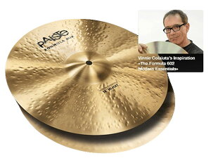 Paiste �p�C�X�e FORMULA 602 MODREN ESSENTIALS HI-HAT 14(PAIR) �n�C�n�b�g�yFORMULA 602 MODREN ESSENTIALS HI-HAT 14(PAIR)�z�y�N���[�i�[ �N���X �t �z �h���� �V���o�� �n�C�n�b�g