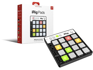 IK Multimedia ACP[}`fBA iRig Pads MIDIRg[ iPad iPhone PC MAC DTM DAW {K㗝Xiy[ z