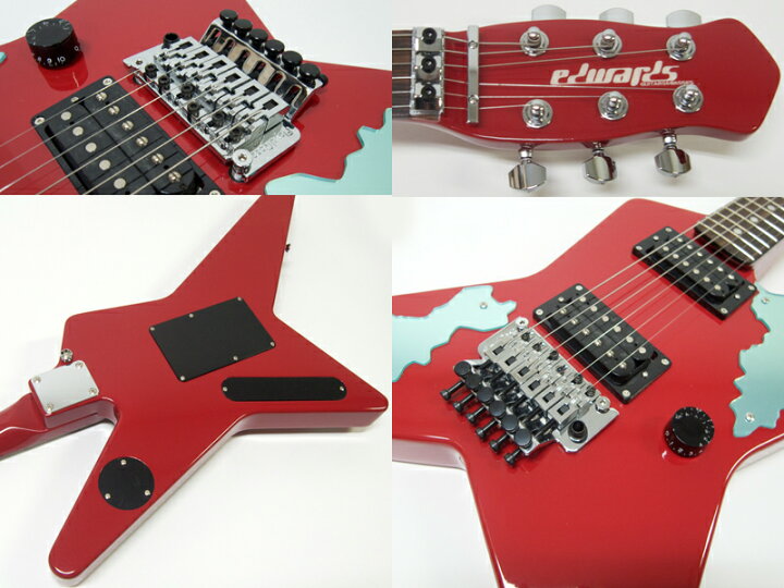 楽天市場】EDWARDS ( エドワーズ ) E-RS-145G/R ローズ指板 高崎晃 