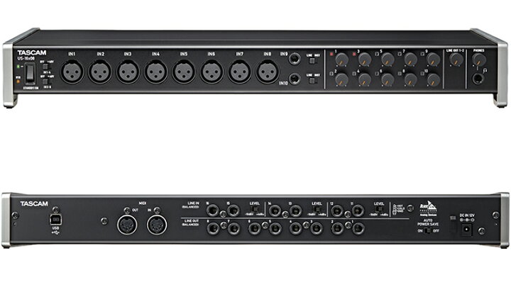楽天市場】TASCAM タスカム US-16X08 オーディオインターフェイス 8ch 