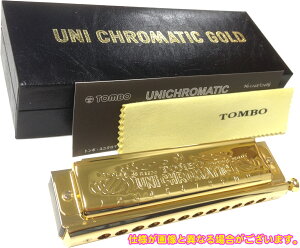 TOMBO ( g{ ) No.1248SG N}`bNn[jJ jN}`bN S[h 12 n[jJ UNI CHROMATIC GOLD Harmonica@kC  s
