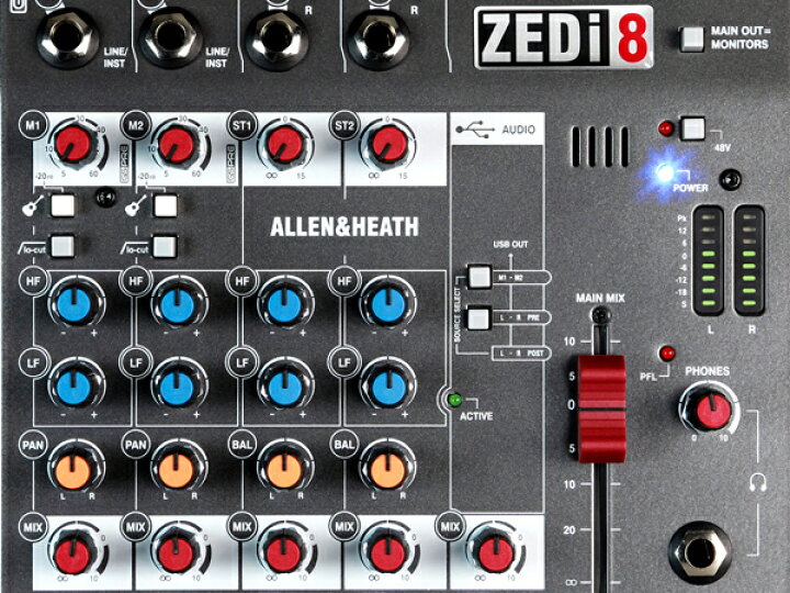 楽天市場】ALLEN&HEATH アレンアンドヒース ZEDi-8 ◇ USB 