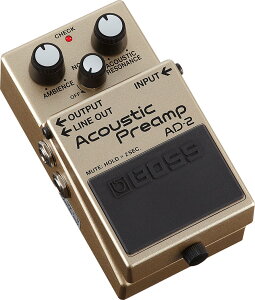 BOSS �{�X AD-2 Acoustic Preamp �A�R�[�X�e�B�b�N �v���A���v �R���p�N�g�G�t�F�N�^�[