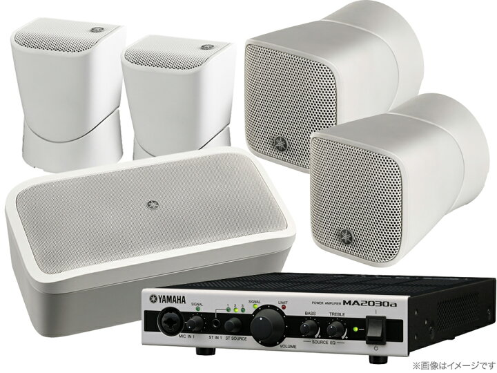楽天市場】YAMAHA ヤマハ YAMAHA VXS1MLW(4台)+VXS3SW+MA2030a の 