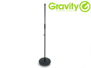 Gravity グラビティー GMS23(GMS23B) ◆ 丸ベース ストレートマイクスタンド【1月16日時点、在庫あり 】