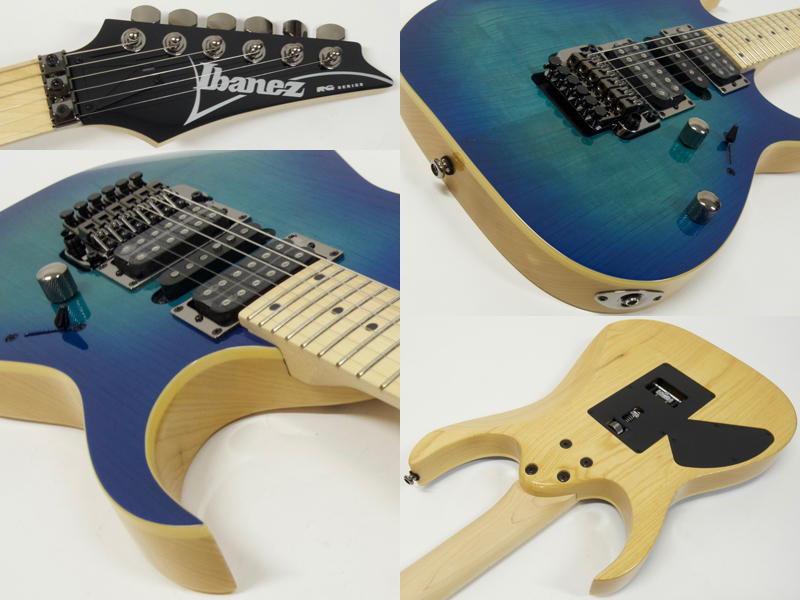 楽天市場】Ibanez ( アイバニーズ ) RG370AHMZ BMT エレキギター Blue