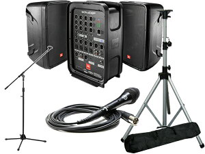 JBL ジェイビーエル EON208P ワンマンライブセット (K306S/シルバー) ◆ PAセット【EON208PLIVESET1S】【10月24日時点、在庫あり 】