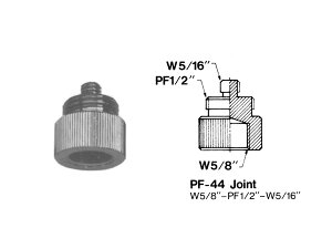 Sugiproduct XMv_Ng PF-44-jointEϊlW WCg  X^h : W5/8 SHURE  z_[ : W5/16 JISEPF1/2 BTS m }CNX^h֘A n