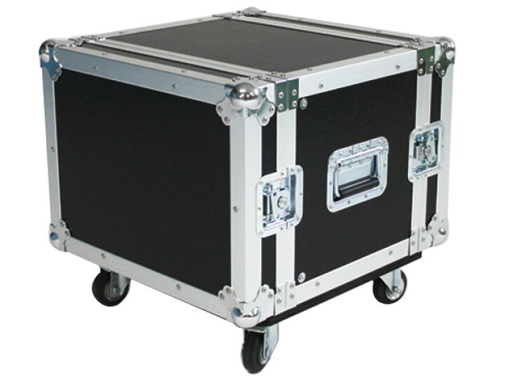 楽天市場】ARMOR アルモア 8U RACKCASE D500mm キャスター付 黒 01 