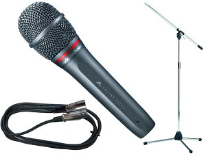 audio-technica オーディオテクニカ AE6100 TAMAシルバーマイクスタンドSET (XLR-XLR)
