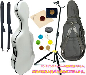 Carbon Mac J[{}bN CFC-3 WHITE `FP[X F 4/4TCY bN ^Cv n[hP[X cello hard cases@CFC3 zCg Zbg B@kC    s