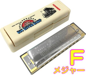 HOHNER ( z[i[ ) Big River Harp F MS 590/20 10 rbOo[n[v u[Xn[v^ 10Holes blues harmonica@kC  s