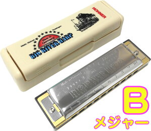 HOHNER ( �z�[�i�[ ) Big River Harp B�� MS 590/20 10�� �r�b�O���o�[�n�[�v �u���[�X�n�[�v�^ 10Holes blues harmonica�@�k�C�� ���� �����s��